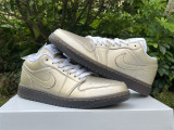Authentic Air Jordan 1 Low SE “Metallic Zinc”