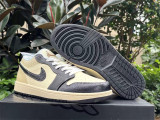 Authentic Air Jordan 1 Low SE “Coconut Milk/Black”