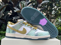 Authentic Alexis Sablone x Nike SB Dunk Low Oil Green/Desert Moss