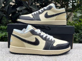 Authentic Air Jordan 1 Low SE “Coconut Milk/Black”