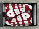 Perfect Supreme x Nike Air More Uptempo Red/White