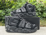 Perfect Supreme x Nike Air More Uptempo Black