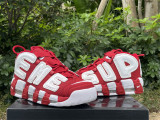 Perfect Supreme x Nike Air More Uptempo Red/White