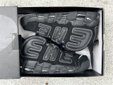 Perfect Supreme x Nike Air More Uptempo Black