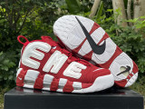 Perfect Supreme x Nike Air More Uptempo Red/White