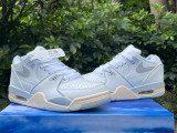 Authentic Nike Air Flight 89 Light Blue/White