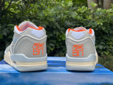 Authentic Nike Air Flight 89 Grey/Blue/Sail