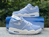 Authentic Nike Air Flight 89 Celestine Blue/White