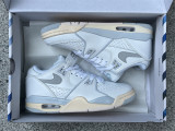 Authentic Nike Air Flight 89 Light Blue/White