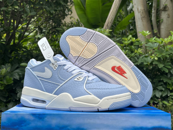 Authentic Nike Air Flight 89 Celestine Blue/White