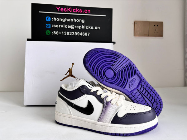 Authentic Air Jordan 1 Low GS “Punk Rock”