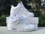 Authentic Air Jordan 4 NET “White”