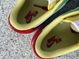 Authentic Travis Scott x Air Jordan 1 Low OG Green/Red/Yellow
