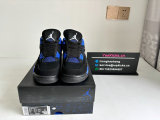 Authentic Air Jordan 4 Blue/Black