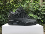 Authentic Air Jordan 4 NET “Black”