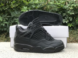 Authentic Air Jordan 4 NET “Black”