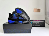 Authentic Air Jordan 4 Blue/Black
