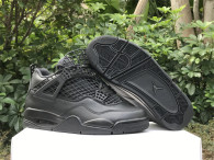 Authentic Air Jordan 4 NET “Black”