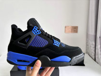 Authentic Air Jordan 4 Blue/Black