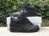 Authentic Air Jordan 4 NET “Black”