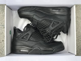 Authentic Air Jordan 4 NET “Black”