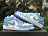 Authentic Air Jordan 1 Low “Legend Blue”