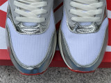 Authentic Nike Air Max 1 Silver/Red/White