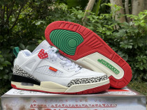 Authentic Jordan Spizike Low White/Red/Green