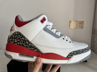 Authentic Air Jordan 3 “Fire Red”
