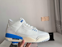 Authentic Air Jordan 3 White/Hydrogen Blue