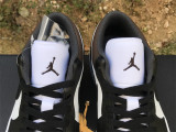 Authentic Air Jordan 1 Low White/Black/Brown