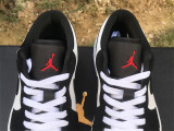 Authentic Air Jordan 1 Low Black/White
