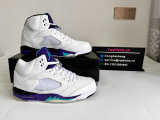 Authentic Air Jordan 5 Retro Grape