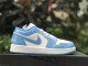 Authentic Air Jordan 1 GS Low Legend Blue/White