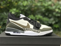 Authentic Air Jordan Legacy 312 Low GS White/Black/Green