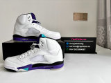 Authentic Air Jordan 5 Retro Grape