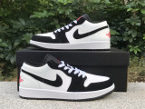 Authentic Air Jordan 1 Low Black/White