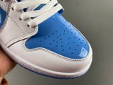 Authentic Air Jordan 1 Mid Legend Blue/White