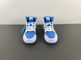 Authentic Air Jordan 1 Mid Legend Blue/White