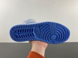 Authentic Air Jordan 1 Mid Legend Blue/White