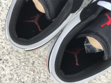 Authentic Air Jordan 1 GS Low Black/White/Grey