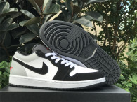 Authentic Air Jordan 1 Low Black/White/Grey