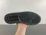 Authentic Air Jordan 1 Low Black/White/Mocha Brown