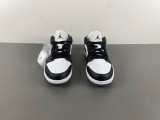 Authentic Air Jordan 1 Low Black/White/Mocha Brown
