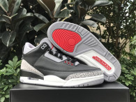 Authentic Air Jordan 3 GS “Black Cement” 2024