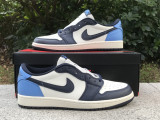 Authentic Air Jordan 1 Low OG GS Obsidian