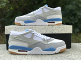 Authentic Air Jordan 4 RM White/Neutral Grey