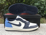 Authentic Air Jordan 1 Low OG GS Obsidian