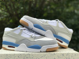 Authentic Air Jordan 4 RM White/Neutral Grey
