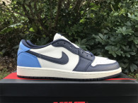 Authentic Air Jordan 1 Low OG GS Obsidian